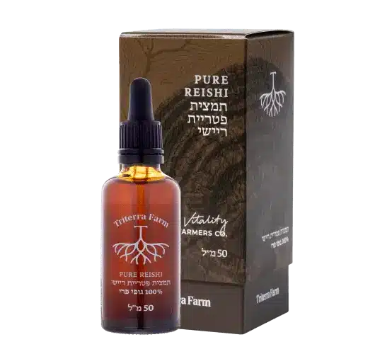 מיצוי פטריות ריישי - Triterra Farm - תמצית פטריות מרפא לרוגע ושינה