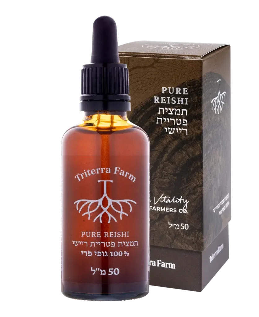 תמצית ריישי של טריטרה — מיצוי משולש מגופי פרי, 25.65% בטא-גלוקן מאומת